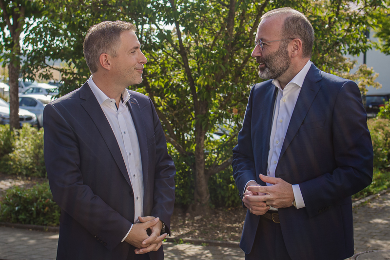 Manfred Weber zu Gast beim Sommerempfang des CSU-Kreisverbandes in Altfeld