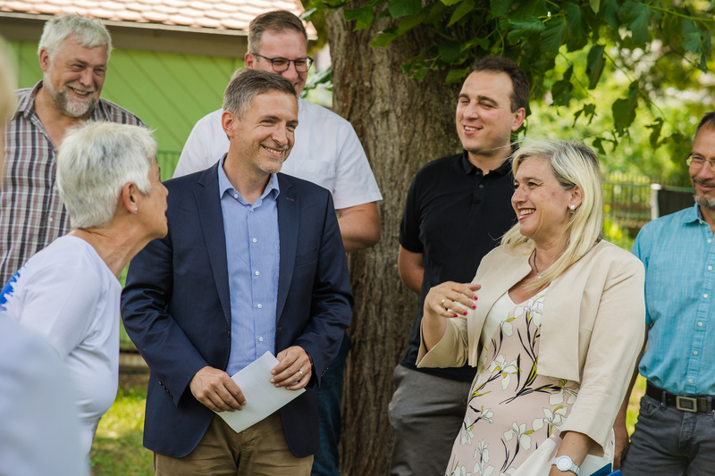 Europaministerin Melanie Huml zu Gast im Kindergarten Ansbach