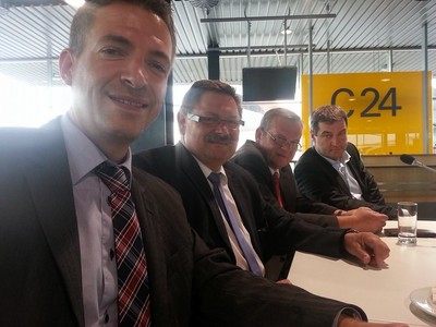 CSU-Fraktionssitzung am Franz-Josef-Strauss-Flughafen in München