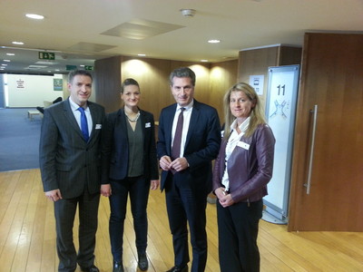 Mit dem Europaausschuss zu Besuch in Brüssel, u.a. zu einem Gespräch mit EU-Energiekommissar Günther Oettinger