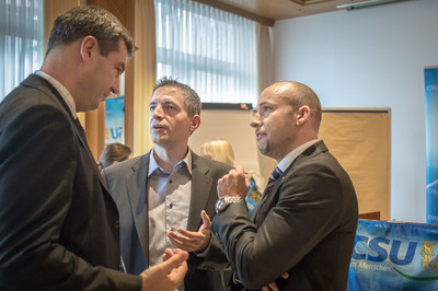 Finanzminister Markus Söder zu Besuch beim CSU-Kreisparteitag in Marktheidenfeld