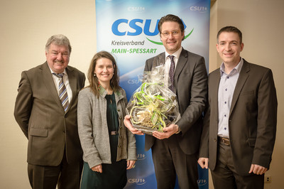 Dialogtour des CSU-Generalsekretärs Andreas Scheuer im Bürgerhaus Hafenlohr