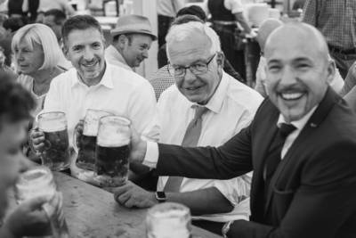 Besuch der Laurenzimesse in Marktheidenfeld mit Fraktionschef Thomas Kreuzer und MdB Alexander Hoffmann