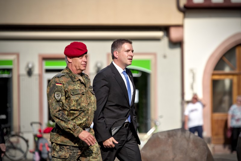 Feierliches Gelöbnis der Bundeswehr in Karlstadt