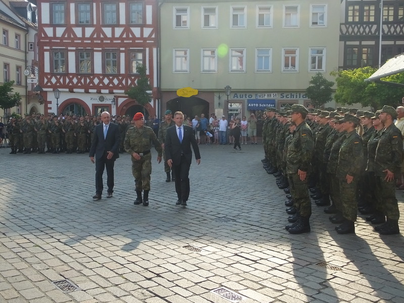 Feierliches Gelöbnis der Bundeswehr in Karlstadt