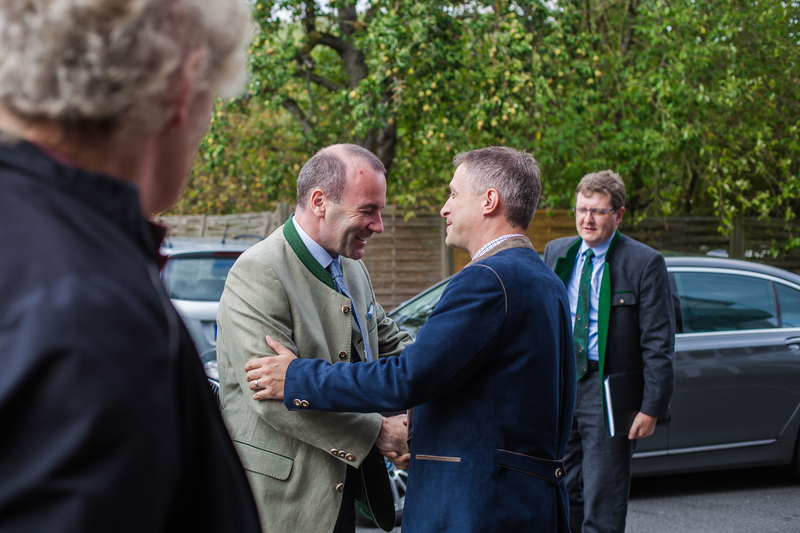 Manfred Weber zu Gast zum Unternehmergespräch in Langenprozelten