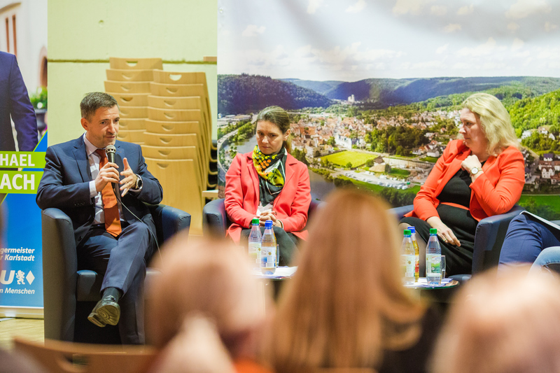 Sozialministerin Kerstin Schreyer zu Gast in Karlstadt